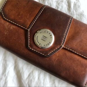 Vintage Michael Kors leather wallet